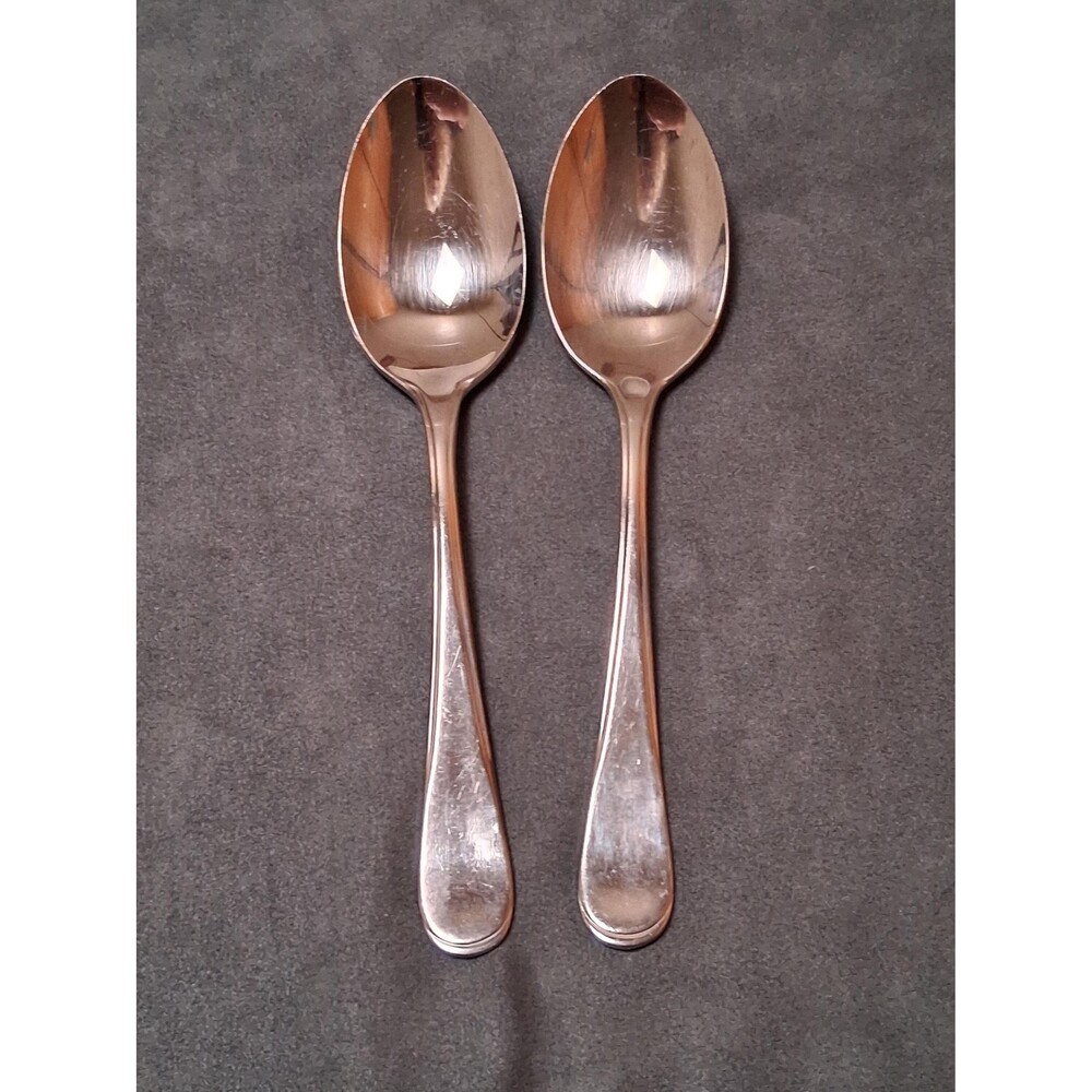 2 JA Henckels International Jessica Dinner Soup Place Spoons 18/10 Stainless